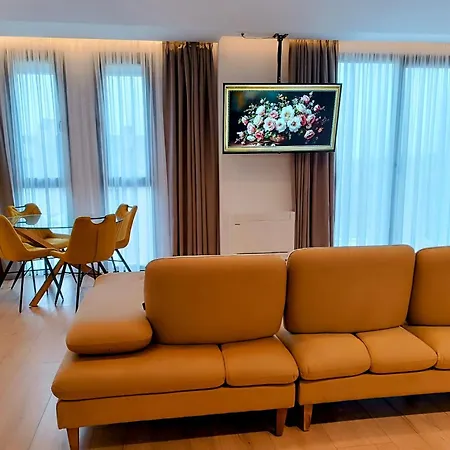 公寓 Sunset Retreat Stylish Loft By The Park 地拉那