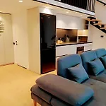 Apartment Sunset Retreat Stylish Loft By The Park Tirana