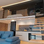 Apartment Sunset Retreat Stylish Loft By The Park Tirana