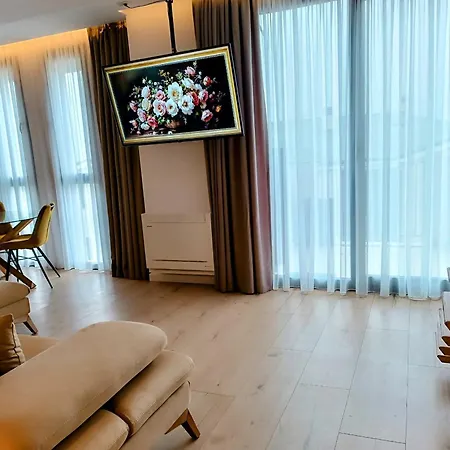 아파트 Sunset Retreat Stylish Loft By The Park 티라나