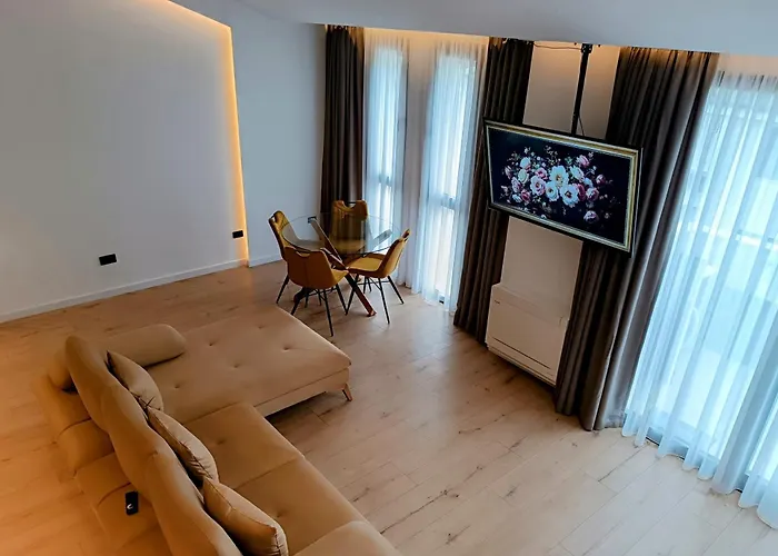 Sunset Retreat Stylish Loft By The Park Apartment Tirana