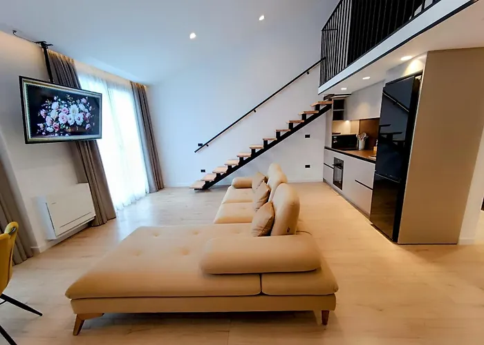 Apartmán Sunset Retreat Stylish Loft By The Park *