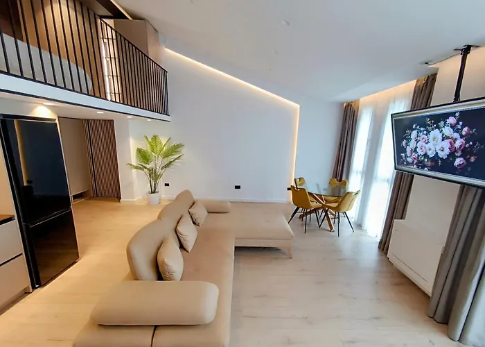 Apartmán Sunset Retreat Stylish Loft By The Park *